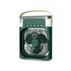 (Green) Atomizing Fan Portable Air Conditioner Household Air Cooler Led Night Lights