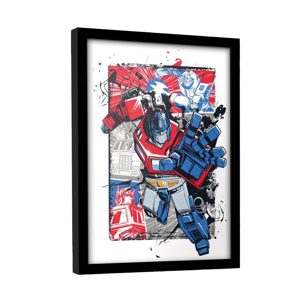 Transformers Optimus Prime Framed Poster