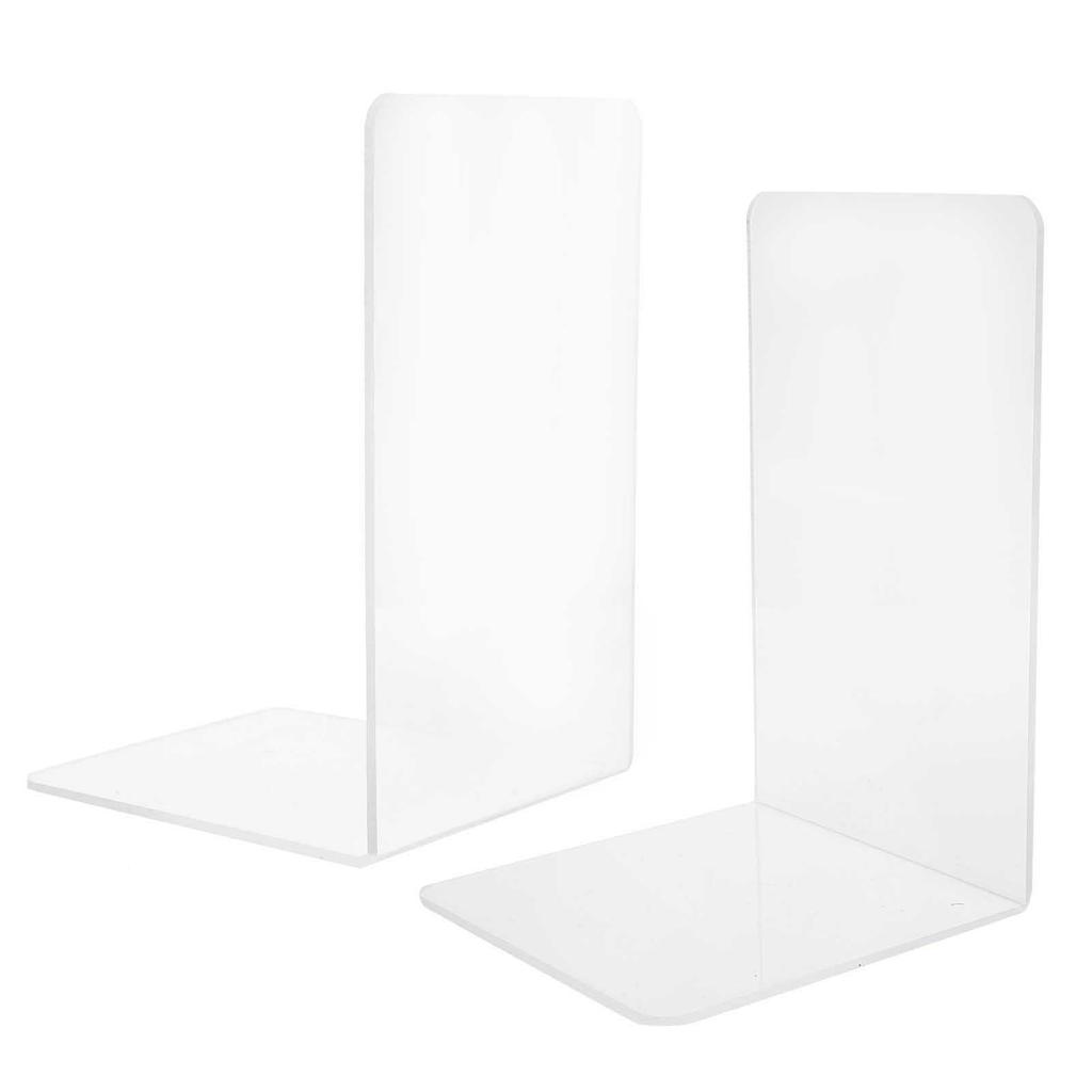 2 шт. акриловый подставка для книг прозрачная полка для книг для книг студенческий настольный накопитель для домашнего офиса