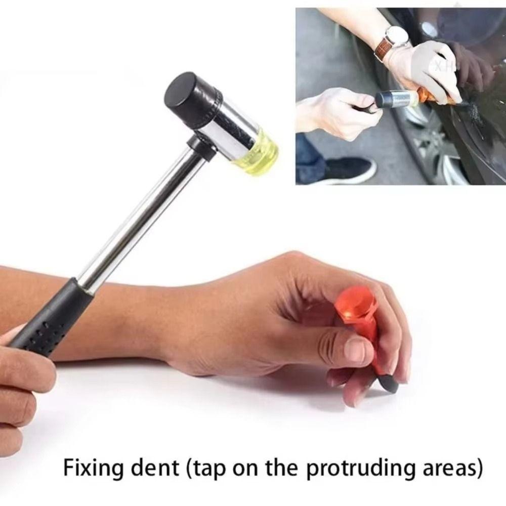 Rubber Hammer Car Dent Repair Tools Metal Tap Down Pen Body Panel Dent Removal DIY Auto Repair