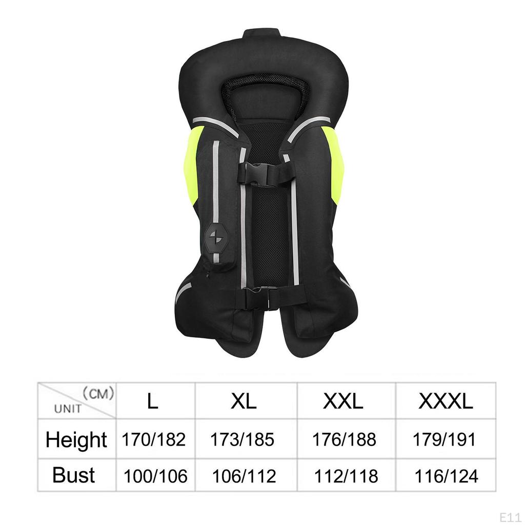 Продвинутый мотоциклетный жилет-подушка безопасности для гонщиков