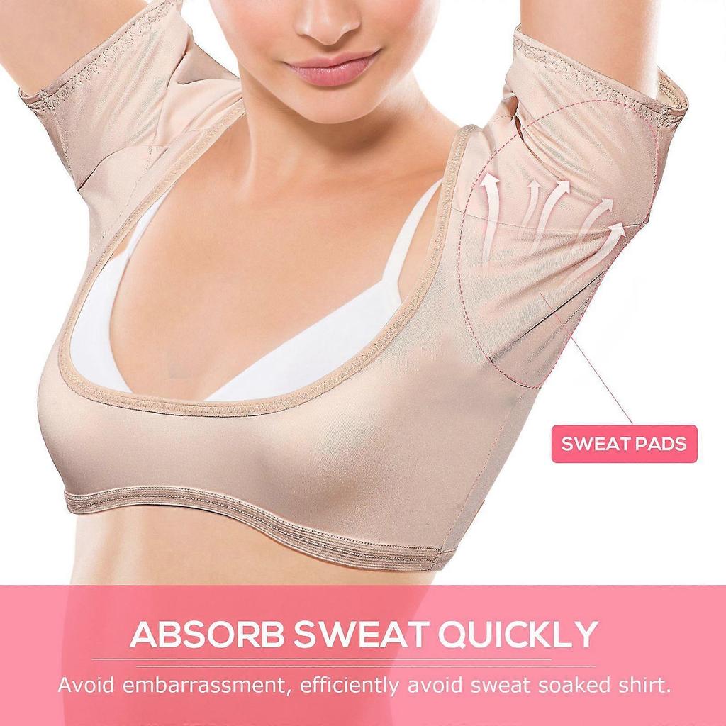 1pc Underarm Sweat Pads Vest Breathable Sweat Shield Vest Sweat Absorbent Quick Drying Women Sweat Shield