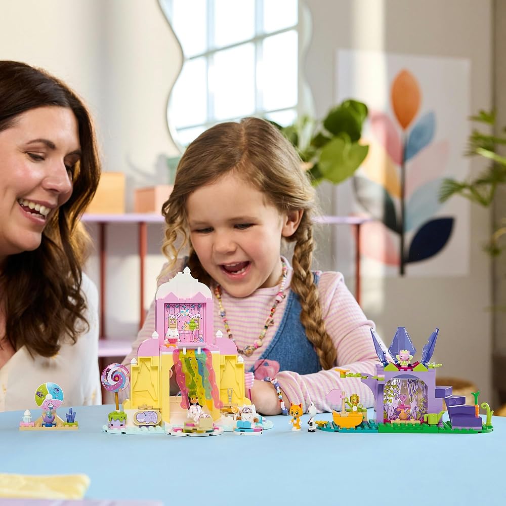 Lego Gabby's Dollhouse Candy Mountain and Kitty Garden Toy Building Set for Kids Ages 4-6