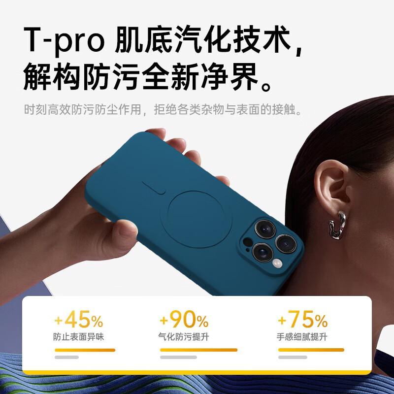 Magnetic Adsorption Phone Case for iPhone 13 Pro Max, 13 Pro Max Protective Case Silicone Magnetic Adsorption Full Coverage Soft Lavende