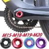 M18 M19 M20 Алюминиевый сплав MTB Велосипедный Винт-колпачок Шатуна Дорожный Горный Велосипед Колпачки Крышки Шатуна Болт Подходит Для SHIMANO JIANKUN IXF