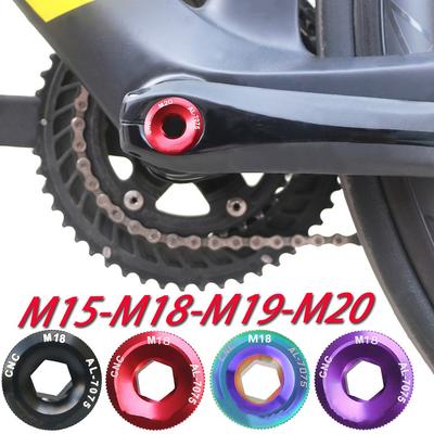M18 M19 M20 Алюминиевый сплав MTB Велосипедный Винт-колпачок Шатуна Дорожный Горный Велосипед Колпачки Крышки Шатуна Болт Подходит Для SHIMANO JIANKUN IXF