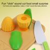 16Pcs/Set Cutting Play Food Toy Simulated Fruits Vegetables Peel Cut Educational