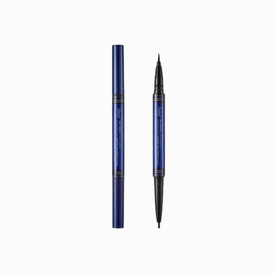 The Face Shop FMGT Ink Proof 2 in 1 Liner (Brush 0.6g / Pencil 0.13g) 01 Black Proof