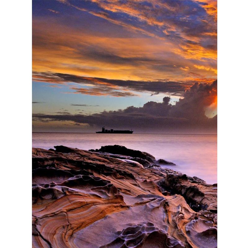 Полная дрель квадратная алмазная живопись Мост 5D DIY Алмазная вышивка Закат Мозаика Искусство Пейзаж Украшение дома