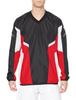 Tennis Wear Windbreaker Shirt Long Sleeve Fully Lined Mesh Water Repellent 62JE1002 Black X Chinese Red L [Mizuno] V-Neck