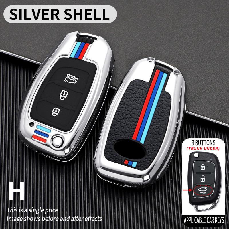 Чехол для ключа Hyundai для ix35, ix25, Mistra, Elantra, Reina, Tucson, сумка для ключа с пряжкой