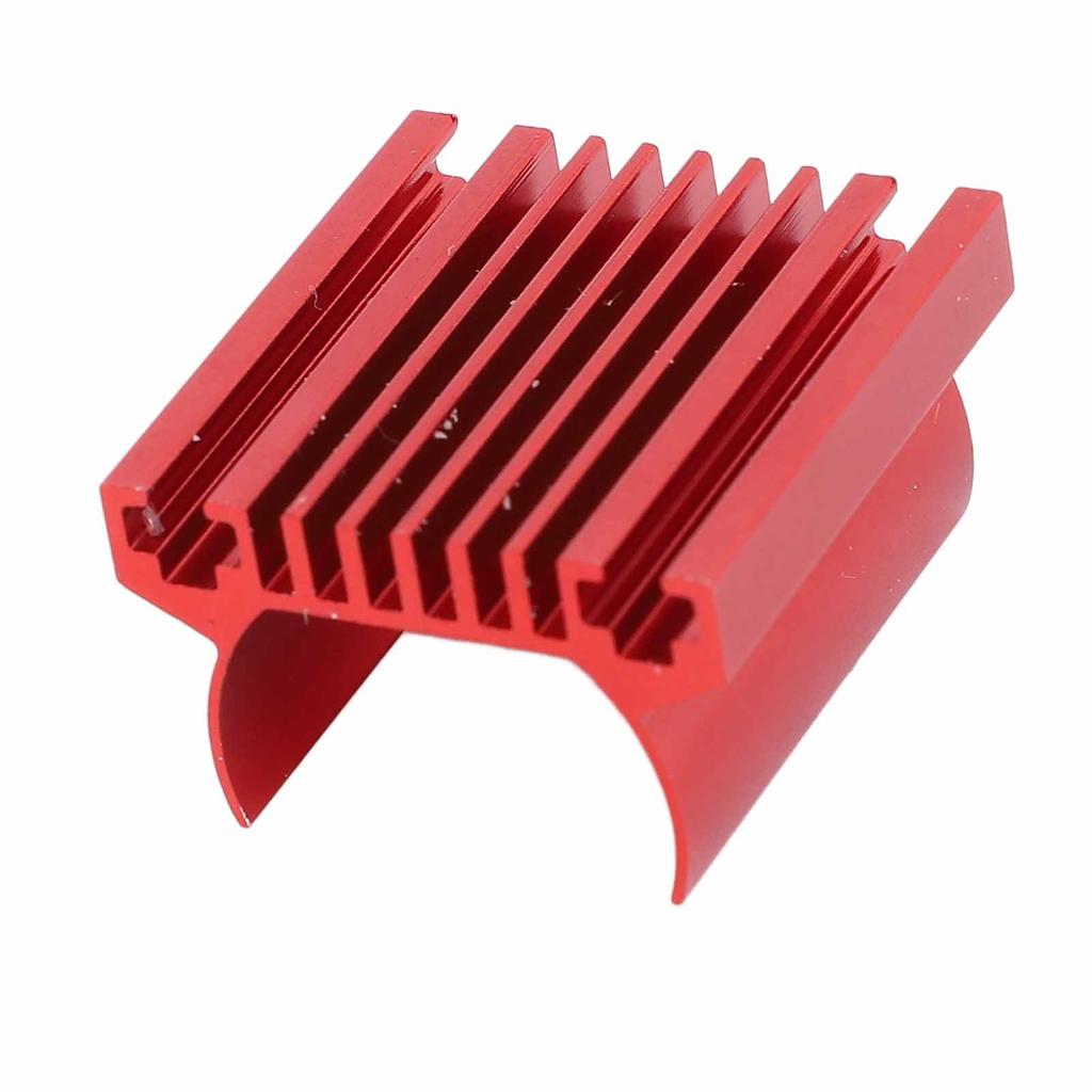 Aluminum Alloy RC Heat Sink for 180 Brushed Motor 20mm Upgrade Part Motor Cooling Fan for 1 18 RC Cars Red