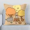 Cushion Cover Kawaii Fat Cat Pillowcase Decorative Pillowcases X Pillow Hugs Short Plush Lounge Chairs Duplex Printing