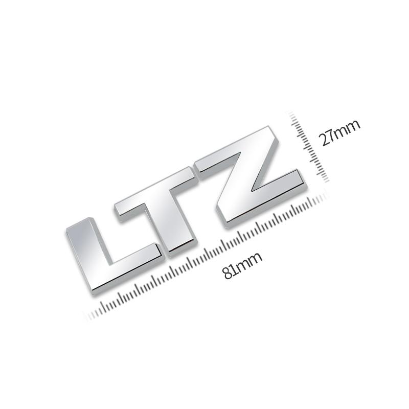 AABHC1 Car-Styling Metal LTZ Emblem Car Trunk Body Stickers For Chevrolet GMC Colorado Suburban Xtreme Silverado Cruze Lacetti Captiva