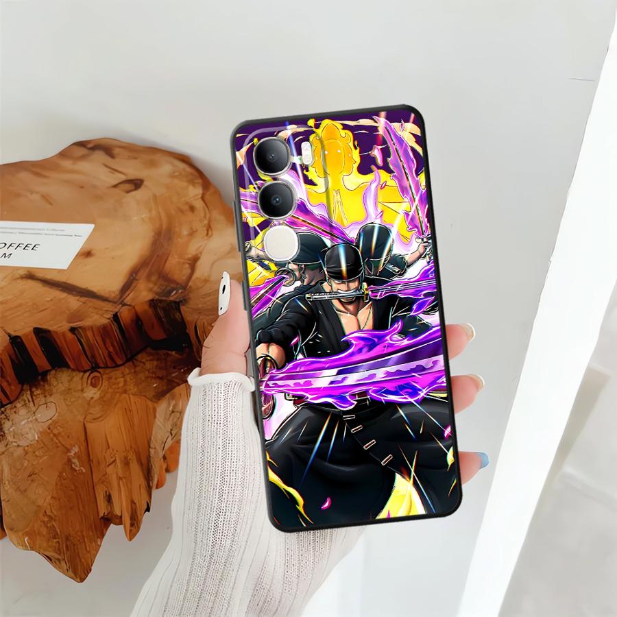 Чехол для телефона One Piece Зоро для Vivo Y71 Y91 Y51S Y78 Y53S V25 V30 Y50 Y95 Y75 Y81 Y52S Y93 V21E V23 V29 V27