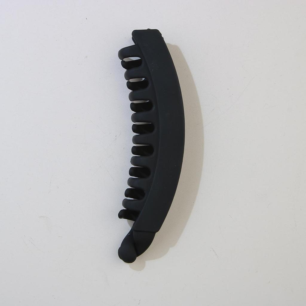 Large Frosted Minimalist Banana Clip for Thick Hair - Non-Slip Vertical Ponytail Clip, Women's Hair Accessory