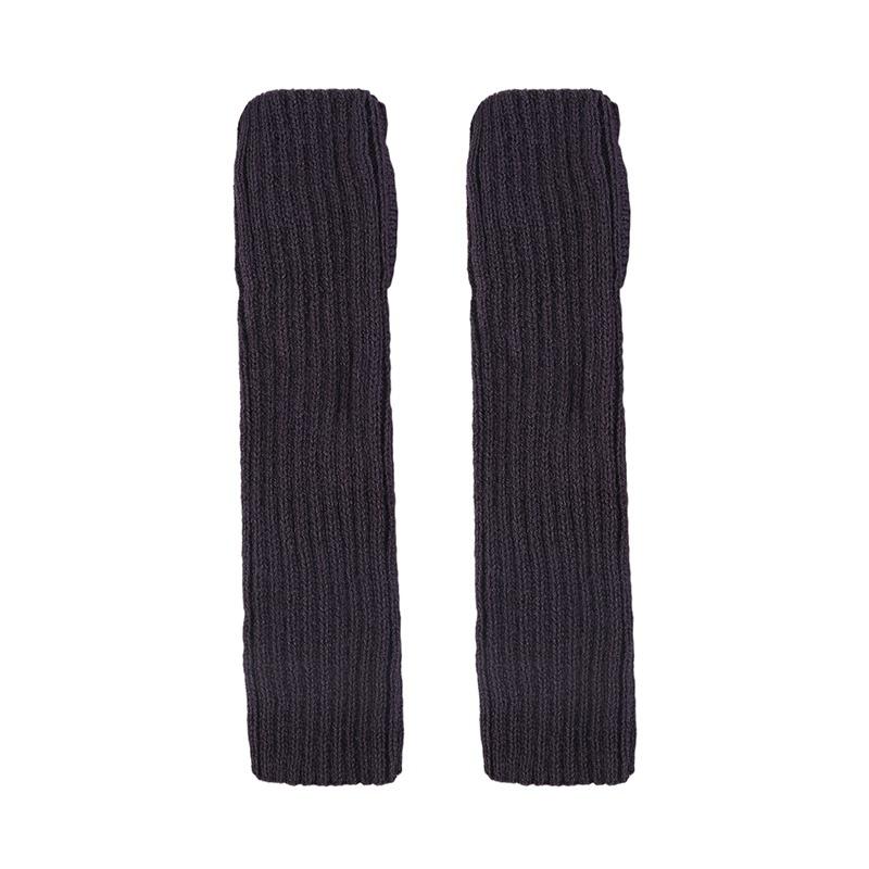 Women Girls Fashion Knitted Leg Warmers Cable Knit Footless Boot Socks Winter Kawaii Leg Sleeves with Balls