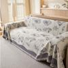 Funda Sofa Home Chenille Flowers Sofa Mat Throw Blankets All-season Camping Picnic Blanket Cover Sofa Cover