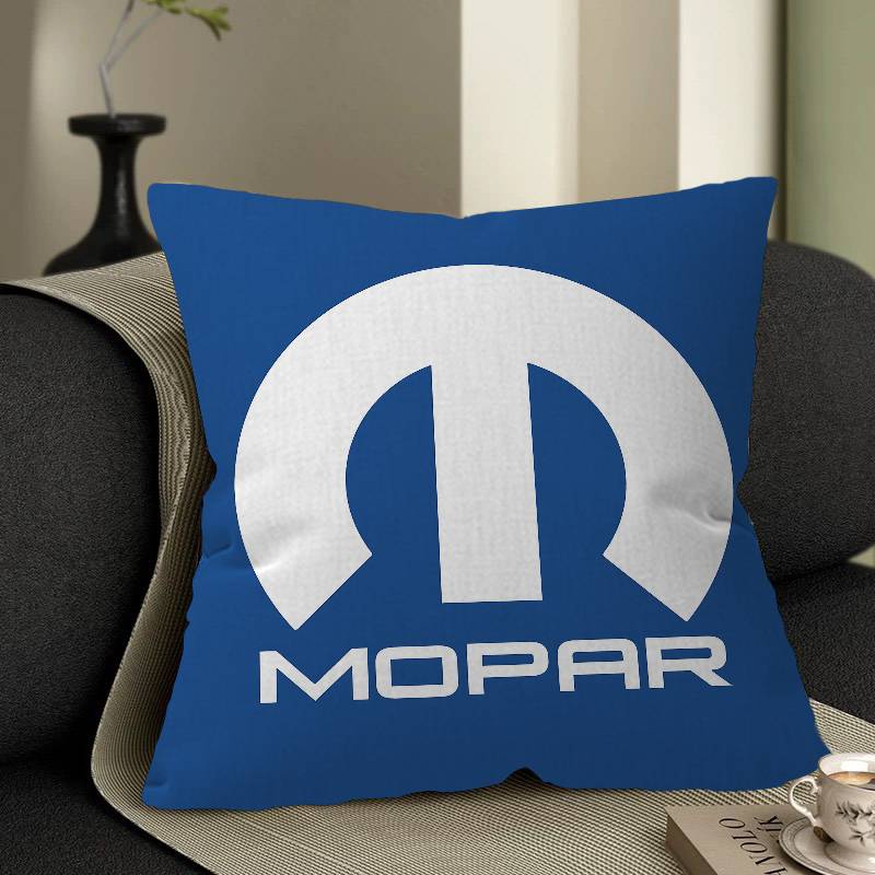 M-Mopar Pillow Covers Cartoon Sofa Decorative Home Double-Sided Printing Short Plush Cute Cushion Cover