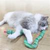 Catnip Toy Interactive Plush Cat Toy Gluttonous Snake Bite-Resistant Molar Interactive Toy Gift For  Pet Accessories