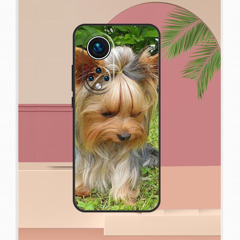 Чехол для собаки Йоркширский терьер для Honor Magic 7 Lite 5 6 8 Pro Honor 200 400 X9c X9b X9a X8b X8a X8c 50 70 90