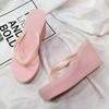Summer Shoes for Women Slippers Wedge Flip Flops Platform Casual Shoes Woman Heeled Mules Slides Beach Shoes