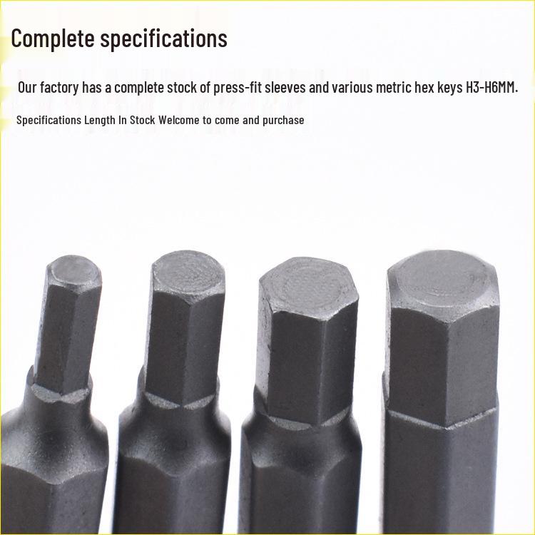 Набор бит Nigao с шестигранным хвостовиком 1/4", удлиненные, Torx