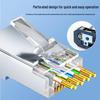SAMZHE Экранированные разъемы Ethernet RJ45 Cat6 сквозные