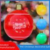 "Надувной рождественский шар-фонарь с дистанционным управлением для уличного украшения"