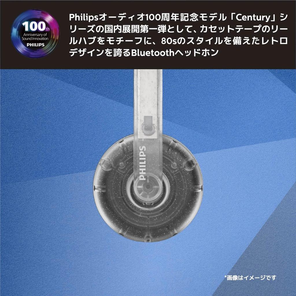 PHILIPS TAH2000 RINGO Накладные беспроводные Bluetooth 5.4 наушники, Модель к 100-летию Philips Audio, Ретро-дизайн 80-х, Многоточечное подключение, Вкл