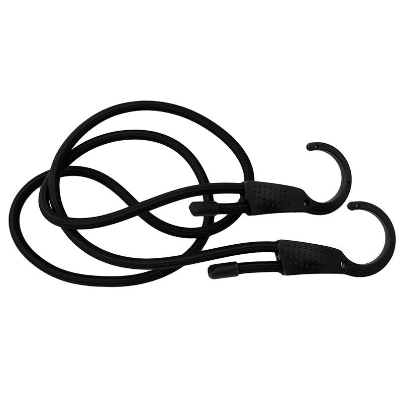 Adjustable Elastic Bungee Cord Hooks Bikes Rope Tie Luggage with Extra Wide Opening Steel Hook
