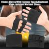 1 пара мини-перчаток для тяжелой атлетики, регулируемые, дышащие, противоскользящие, для мужчин и женщин, защита ладоней