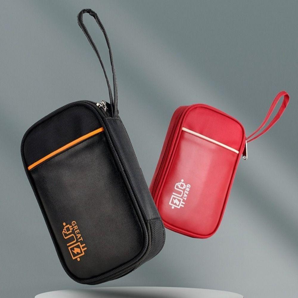 Large Capacity Data Cable Storage Bag Multi-layer Dust Proof Earphone Bag Organizer Anti-collision Multifunctional