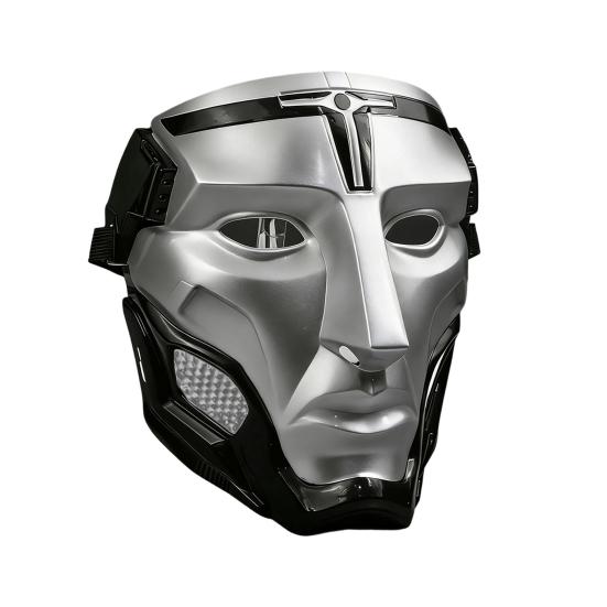 Маска Заключенного Отряда Пластиковая Маска для Косплея на Вечеринку Хэллоуина Реквизит для Ролевых Игр для Взрослых Детей Забавный Аксессуар к Костюму