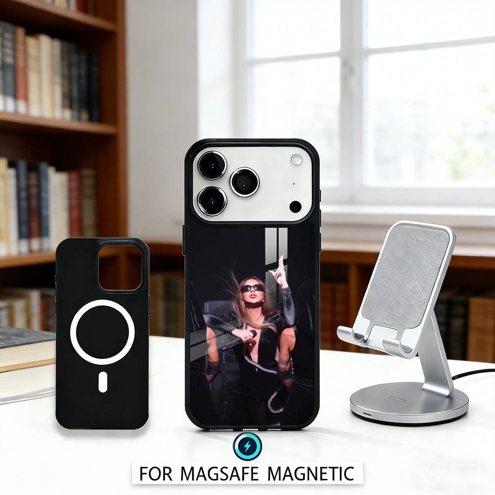 Anna Singer Asti Phone Case Magnetic For iPhone17 16 15 14 13 12 Pro Max For Magsafe Wireless Charging Cover