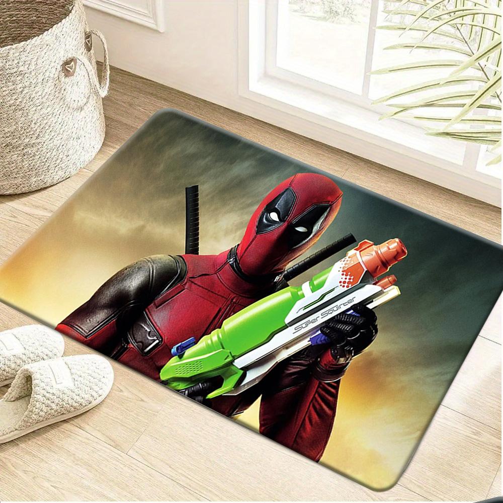 Marvel Printed Doormat with Spider-for Man, Captain America, Iron for Man, Thor, and Hulk Designs - Suitable for Living Room,