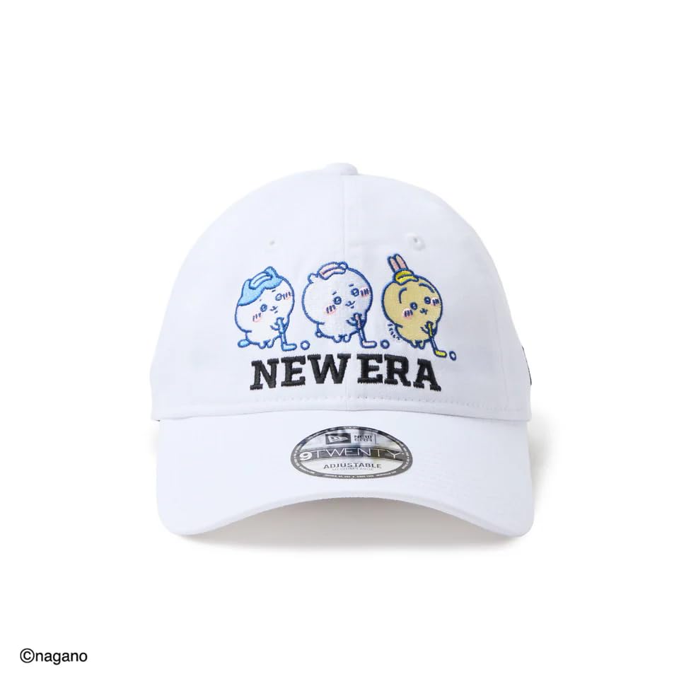 NEWERA GOLF 9TWENTY 920 Длинный козырек Chiikawa Golf Гольф Регулируемый размер [New Era] Кепка, Дизайн, Одежда, Аксессуары, (Япония, Алфавит, С, Л, Белый)