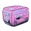 Foldable Game Play House Fire Truck Police Bus Pop Up Toy Tent Playhouse Cloth Gift For Children Firefighting Model Dopship