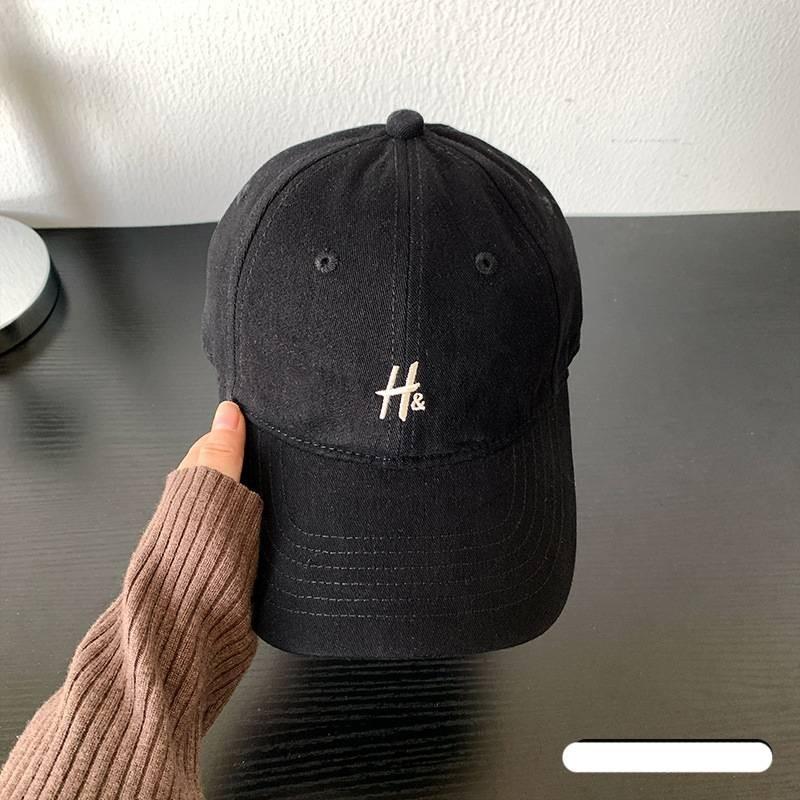 Бейсболка с буквой H для женщин, хлопковая шляпа с широкими полями, геометрический узор, для повседневной носки