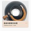 3L Stainless Steel Whistling Kettle With Wooden Handle Black Modern Stovetop Water Boiler Home Kitchen Bar