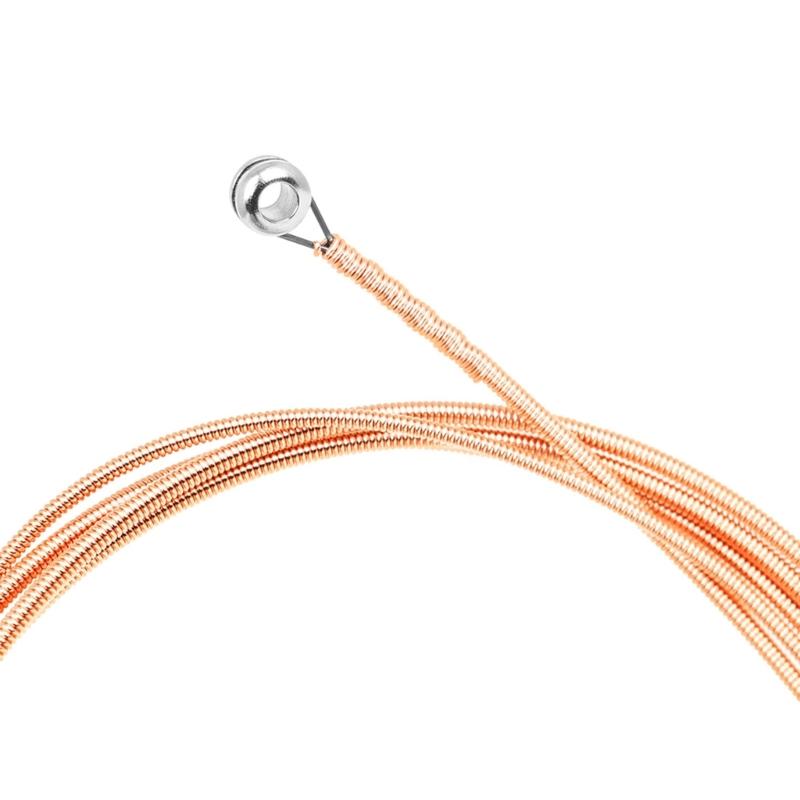 4 шт. Струны для акустической бас-гитары 40 60 75 95 Струны из сплава с шестигранным сердечником из углеродистой стали