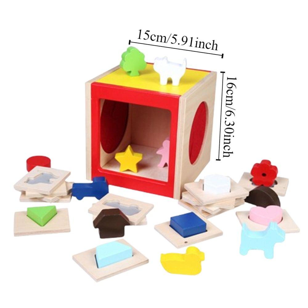 Fun Touch Thinking Shape Toy Box Early Learning Shape Matching Classification Box Baby
