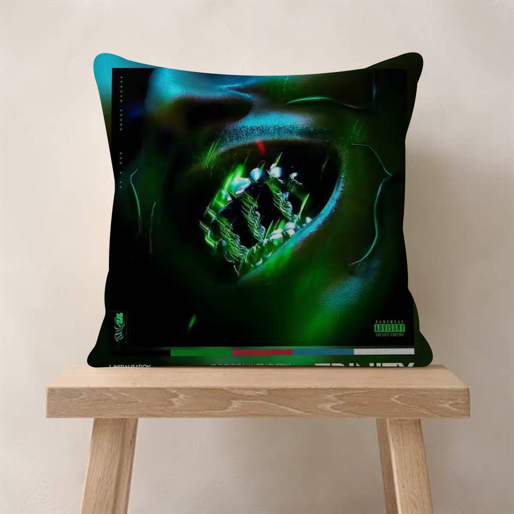 French Rap Pop Music Album Cushion Cover Decorative Pillow Sofa Home Decor Case Pillow Cases
