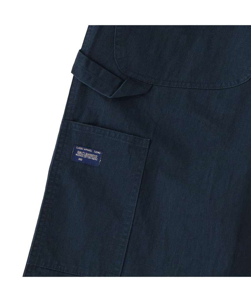 TUEWID 002 Washed Captain Pants In Loose Fit Navy