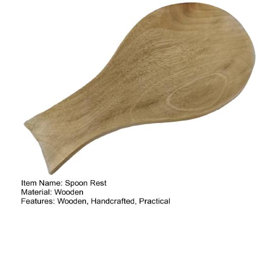 Spoon Rest Cooking Spoon Holder Wooden Utensil Stand Kitchen Counter Spatula Dish Rack Organizer Home Decor