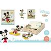 Puzzle Colorbaby - 48723 - WOOMAX Disney Puzzle En Bois Costumes 19 Pieces-12,5 X 14 cm-Mickey, , Multicolore, Trajes