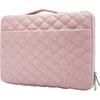 Kinmac 360 Shield Laptop Pouch Bag, Quilted Pink