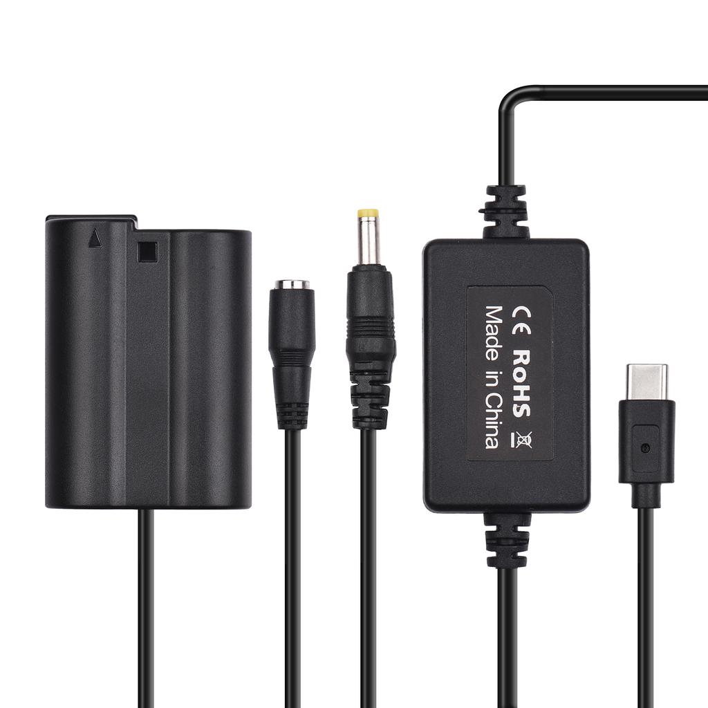 Кабель PD USB Type-C к EP-5B, фиктивная батарея, переходник постоянного тока EN-EL15, замена для Nikon Z7 Z6 D800 D850