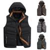 Casual Men'S Vest Men'S Loose  And Winter Warm Down Cotton Vest Coat