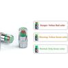 4/8PCS Tyre Pressure Monitoring Alarm Car Motorbike Wheel Valve Cap Tyres Pressure Indicator External Valve Detection Tool
